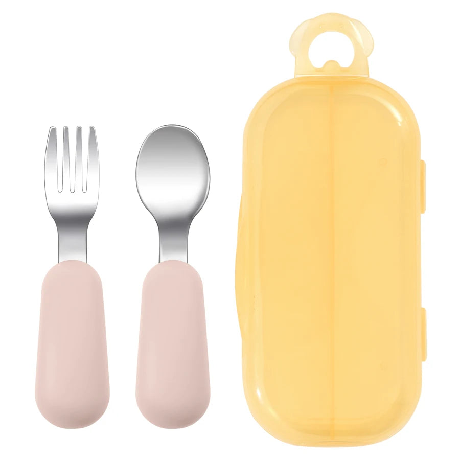 Stainless Steel Spoon & Fork Set - Minty wonder
