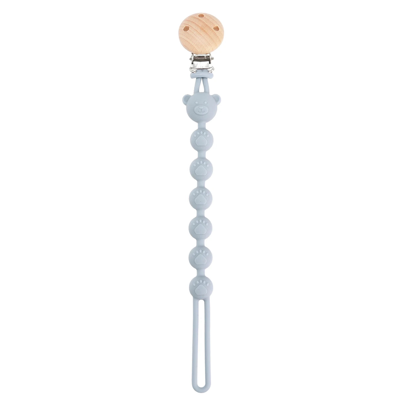Silicone Baby Pacifier Clip - Minty wonder