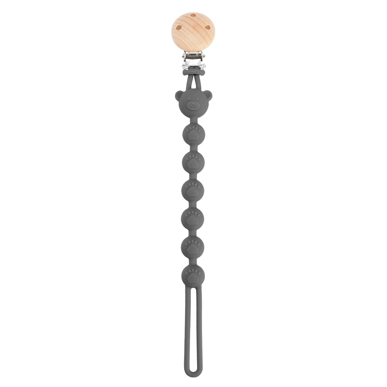 Silicone Baby Pacifier Clip - Minty wonder