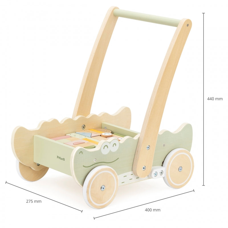 VIGA Baby Walker with Building Blocks