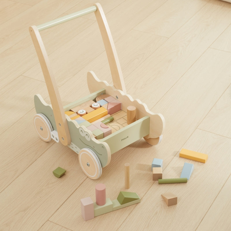 VIGA Baby Walker with Building Blocks