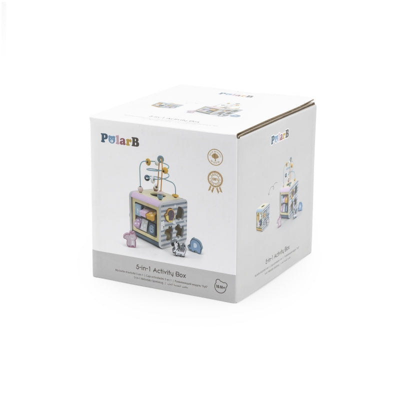 VIGA PolarB 5-in-1 Activity Cube