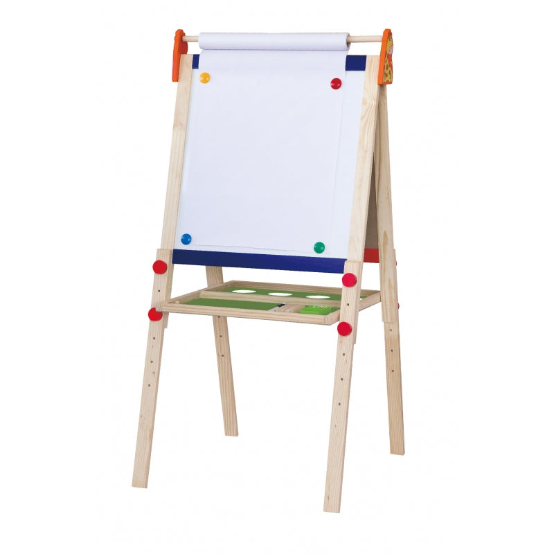 VIGA Standing Blackboard & Magnetic Whiteboard