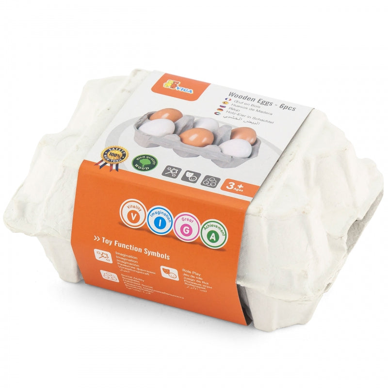 VIGA Wooden Eggs