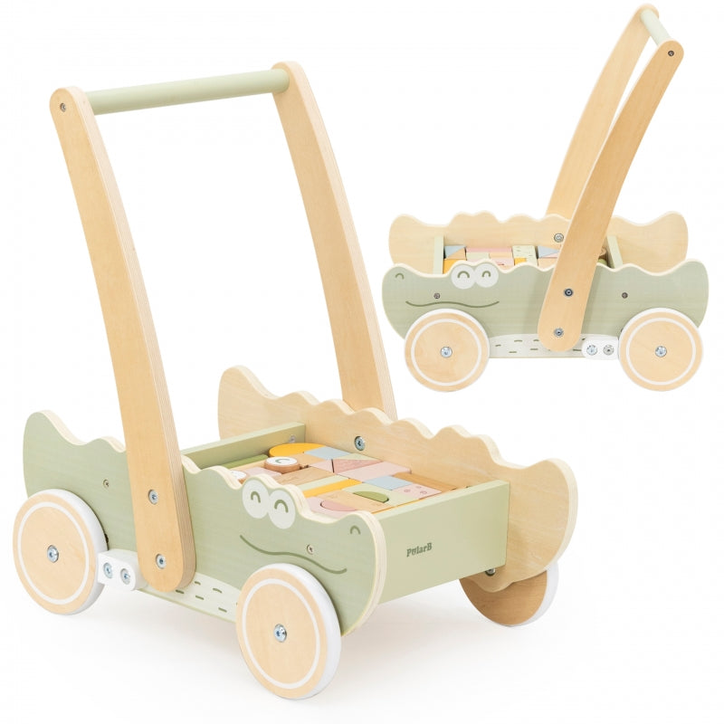 VIGA Baby Walker with Building Blocks