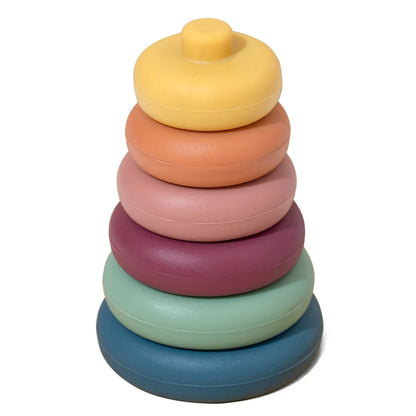 Silicone Stacking Toy - Minty wonder