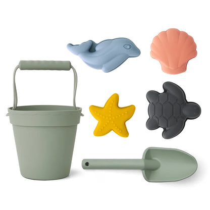 Silicone Beach Sand Toys Set - Minty wonder