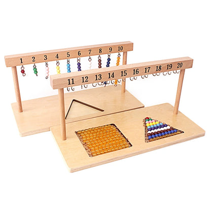 Montessori Math Beads Toy - Minty wonder