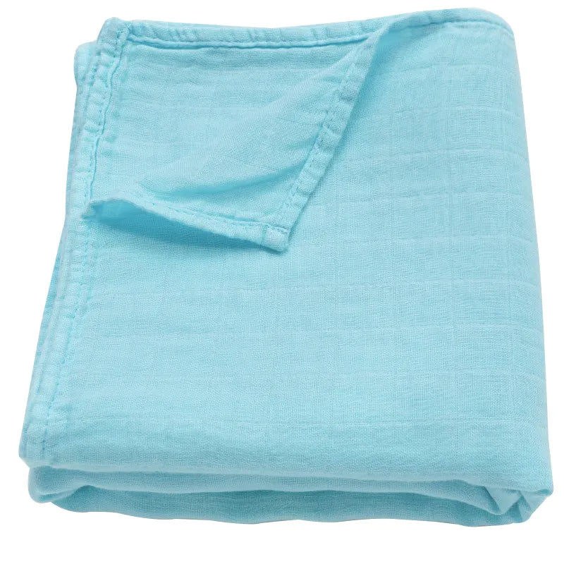 Cotton Swaddle Blanket - Minty wonder