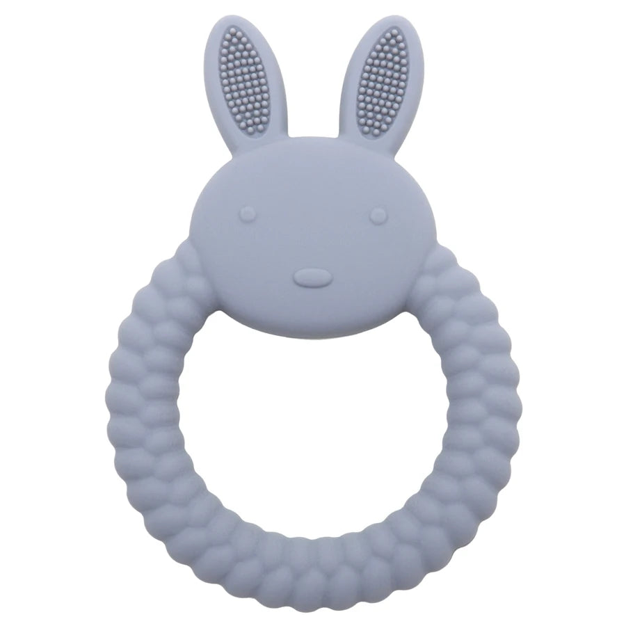 Rabbit Silicone Teether - Minty wonder