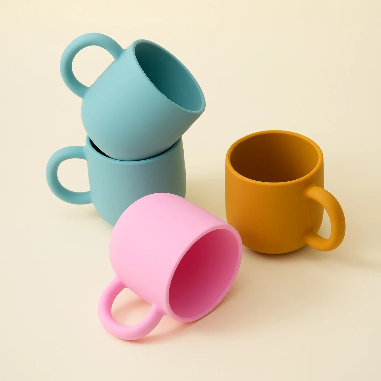 Silicone Cup with Handle - Minty wonder