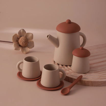 Silicone Miniature Tea Party Set - Minty wonder