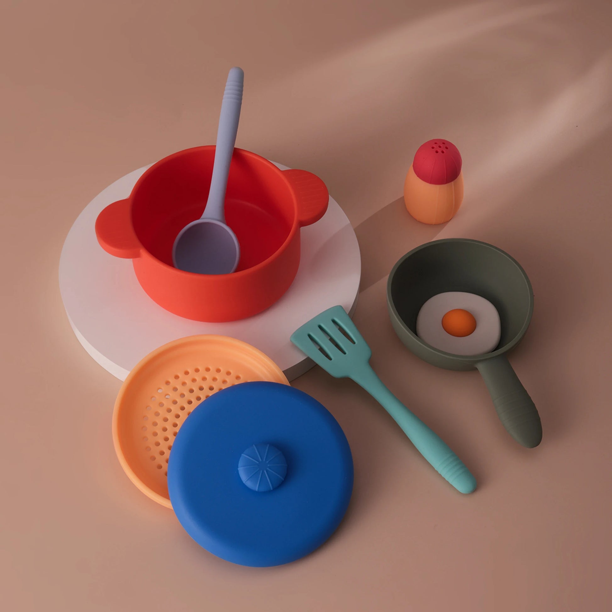 Silicone Kitchen Cooking Toy Set - Minty wonder