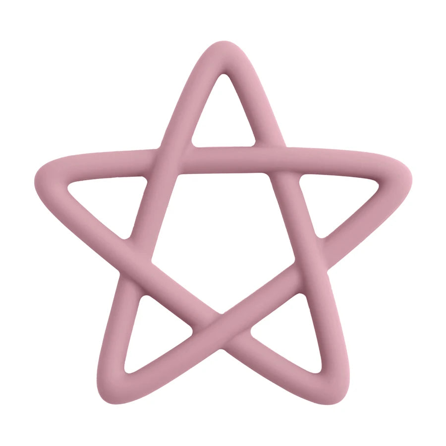 Star Silicone Teether - Minty wonder