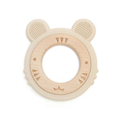 Tiger Silicone Teether - Minty wonder