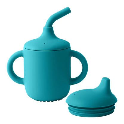 Silicone Drinking Set - Minty wonder