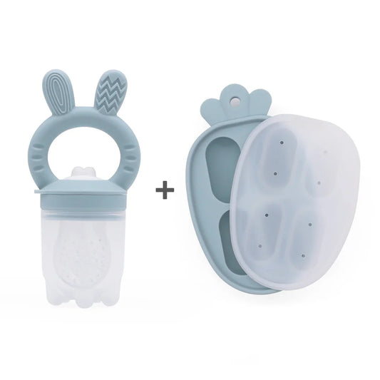 Silicone Fresh Food Feeder and Freezer Set - Minty wonder