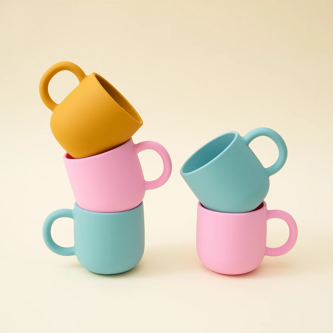 Silicone Cup with Handle - Minty wonder