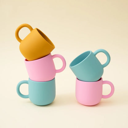 Silicone Cup with Handle - Minty wonder