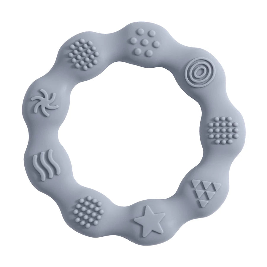 Ring Silicone Teether - Minty wonder