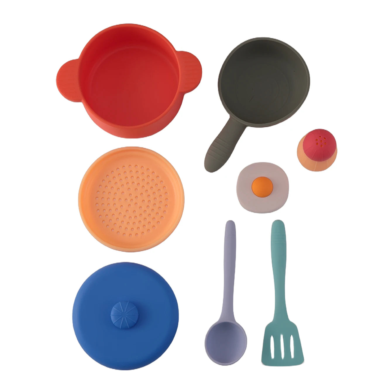Silicone Kitchen Cooking Toy Set - Minty wonder