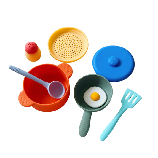 Silicone Kitchen Cooking Toy Set - Minty wonder
