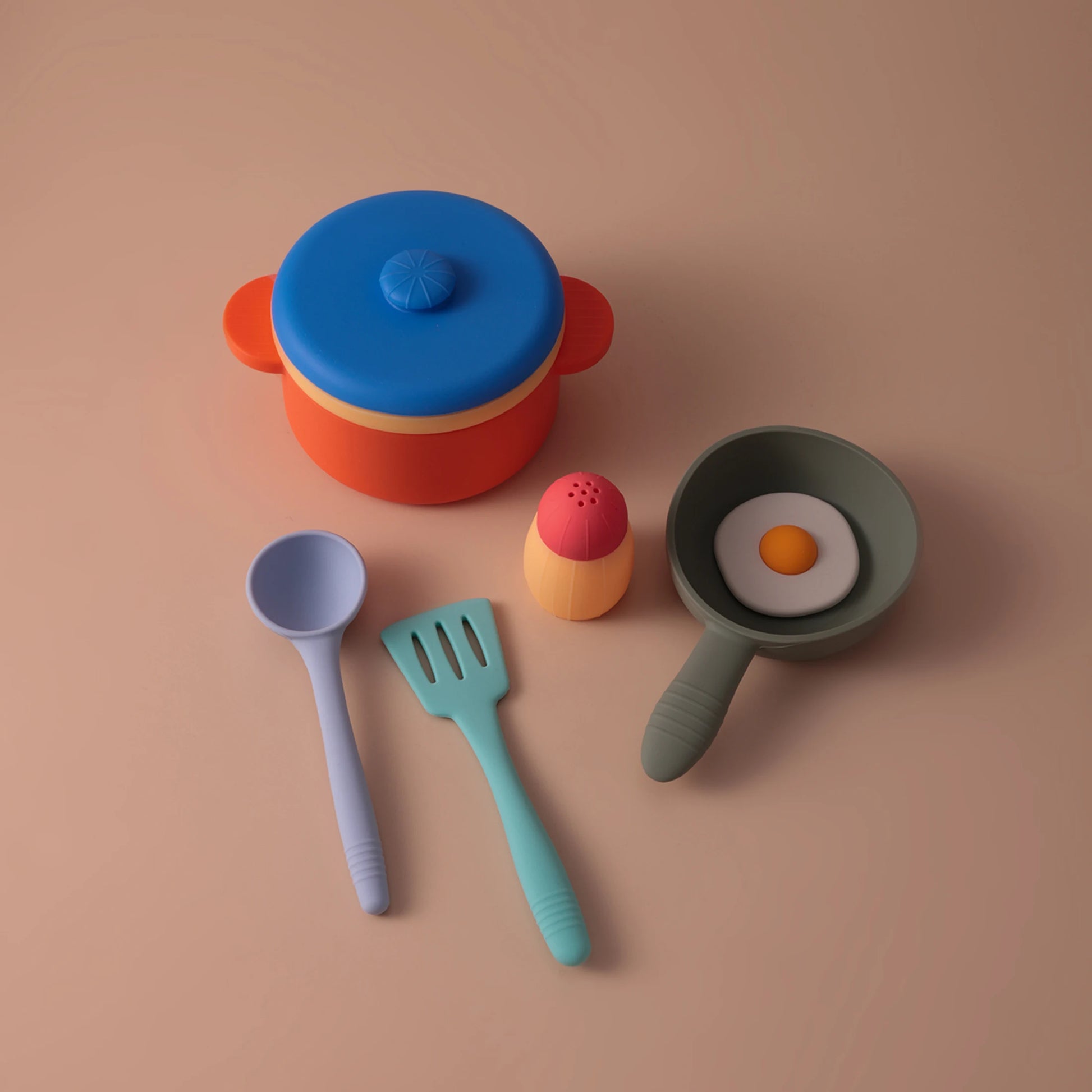 Silicone Kitchen Cooking Toy Set - Minty wonder
