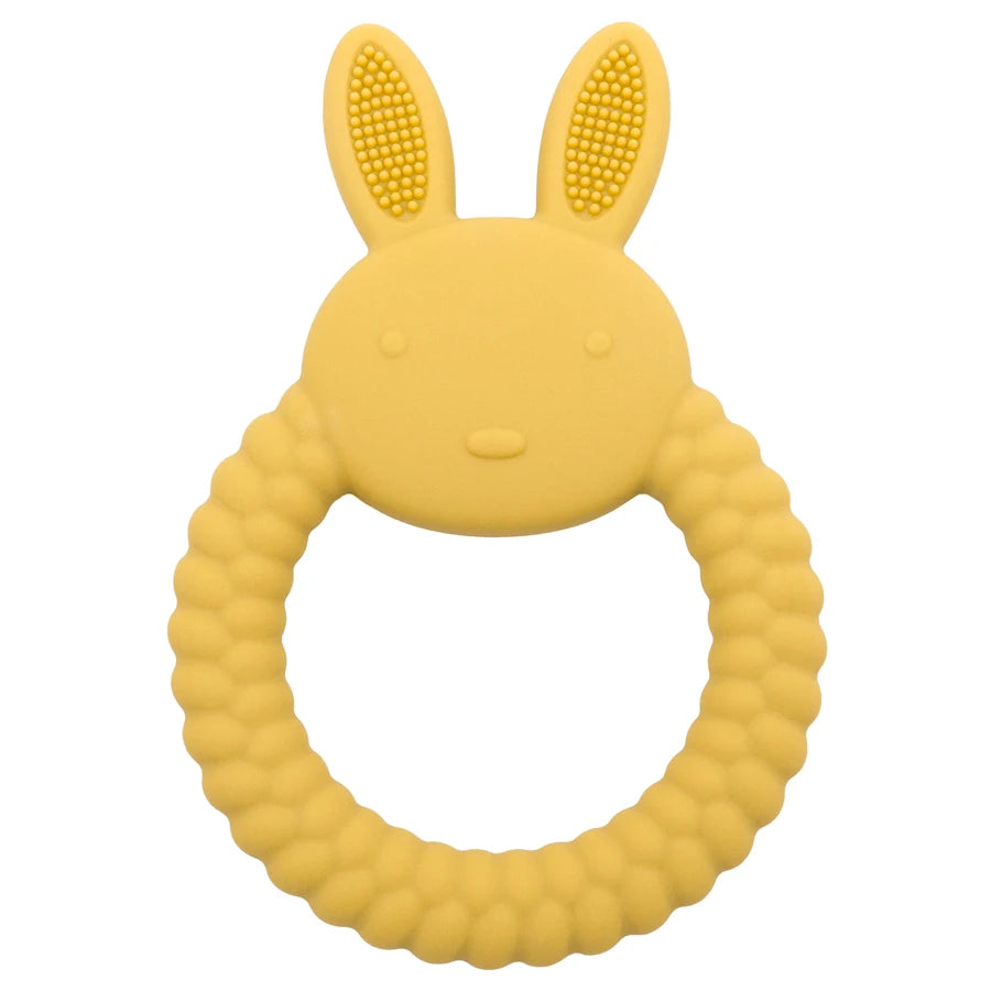 Rabbit Silicone Teether - Minty wonder