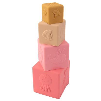 Silicone Stacking Cubes