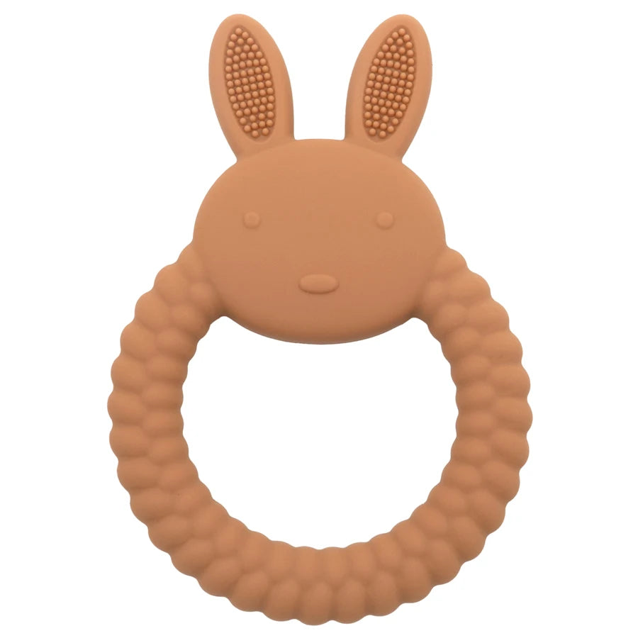 Rabbit Silicone Teether - Minty wonder