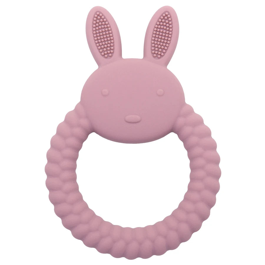 Rabbit Silicone Teether - Minty wonder