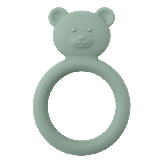 Silicone Bear Teether - Minty wonder