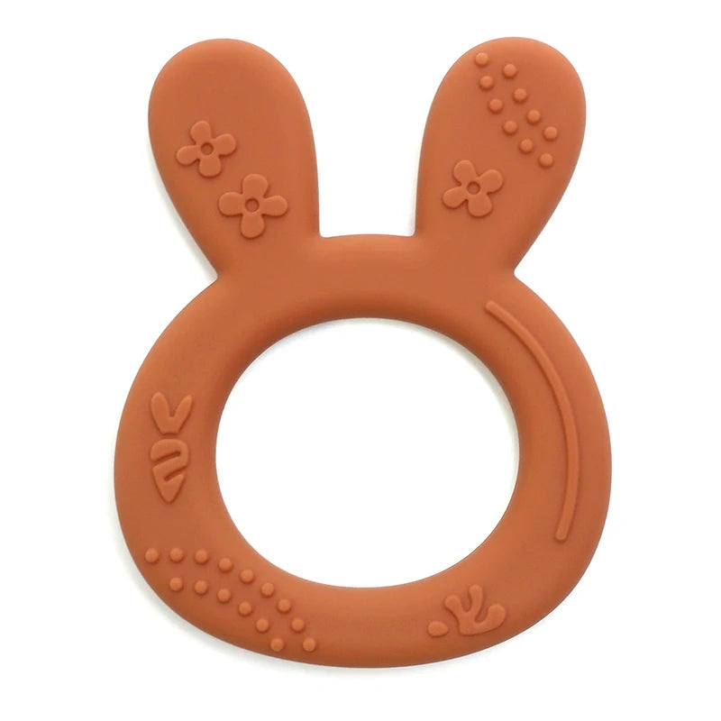 Bunny Silicone Teether - Minty wonder