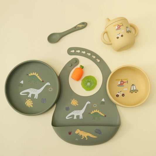 Silicone Feeding Set - Minty wonder