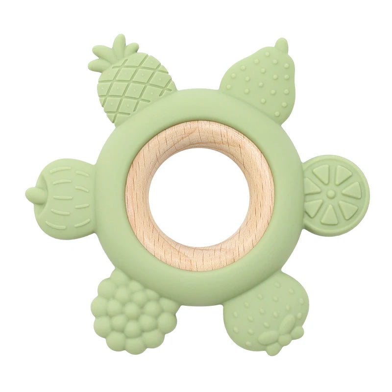 Fruits Silicone Teether - Minty wonder