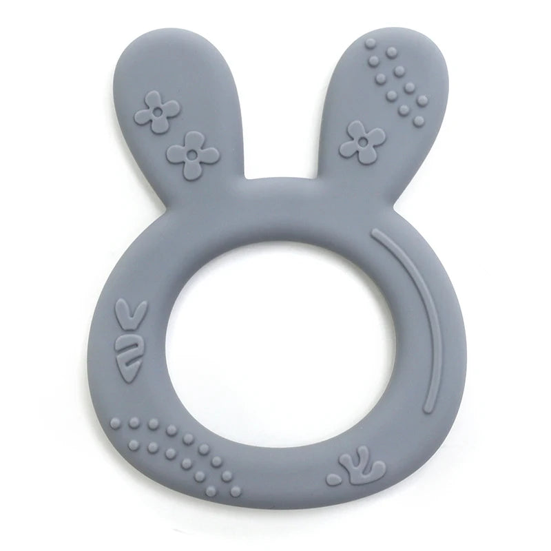 Bunny Silicone Teether - Minty wonder