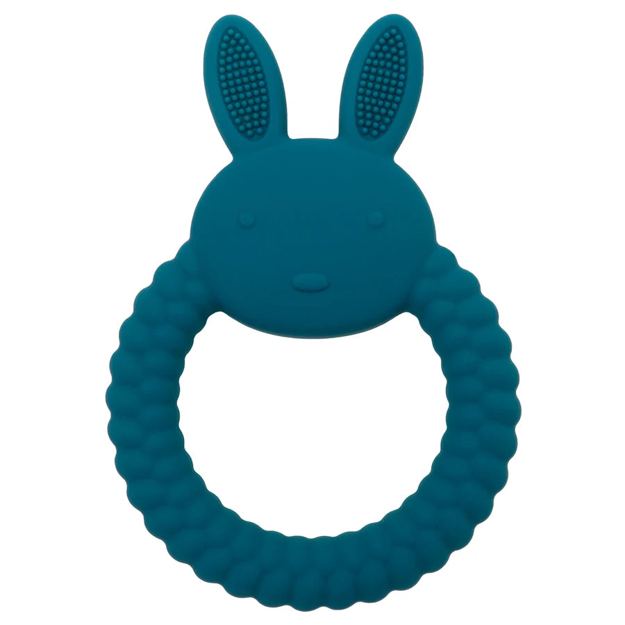 Rabbit Silicone Teether - Minty wonder