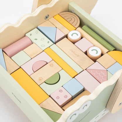 VIGA Baby Walker with Building Blocks